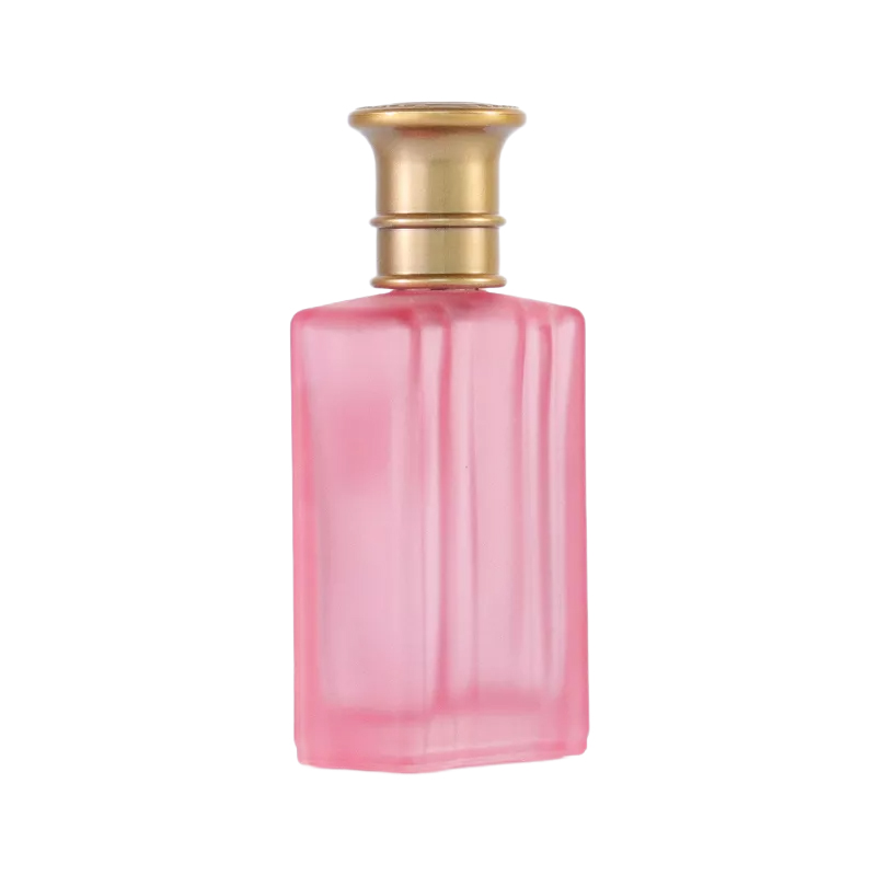 Frasco de perfume de viagem rosa fosco 60 ml