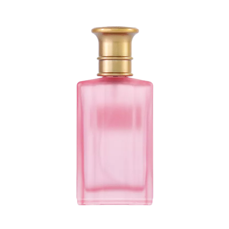 Frasco de perfume de viagem rosa fosco 60 ml